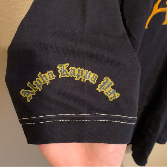 Vintage Alpha Kappa Psi 70s Jersey T-shirt - Picture 3 of 5